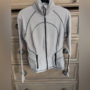 Lululemon Herringbone Ruffle Trim Define Jacket